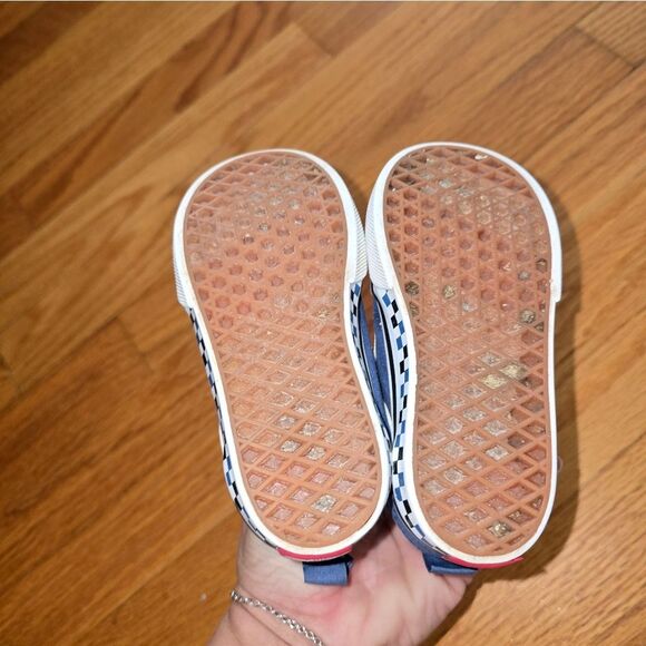 Vans Blue Sneakers Toddler Size 6 - Picture 6 of 7